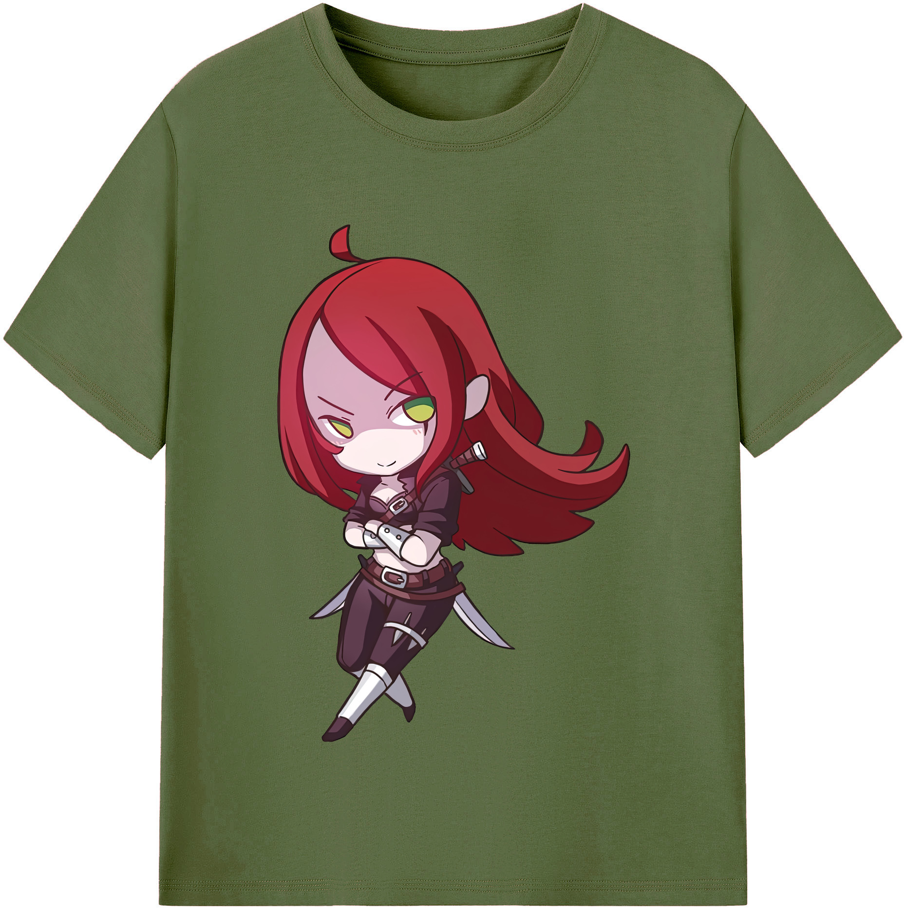 リーグ・オブ・レジェンド League of Legends LOL 綿100％半袖Tシャツ（フロントプリント）